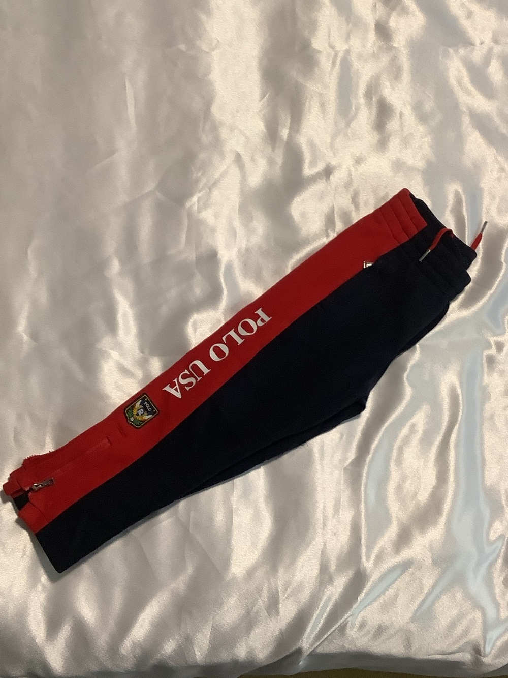 Polo by Ralph Lauren Navy and Red Joggers